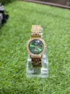ROLEX Women's Watch With Emerald Green Dial