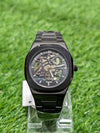 BESTWIN Automatic Skeleton Watch With Black Dial